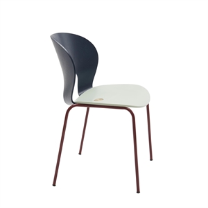 Magnus Olesen Ø Silla de Comedor Cool Menta/ Negro/ Rojo