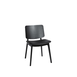 Silla de Comedor Magnus Olesen Freya Roble Teñido negro/Sabana Negro 30314