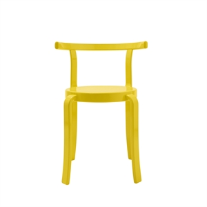 Magnus Olesen Serie 8000 Silla de Comedor Haya/ Amarillo Retro