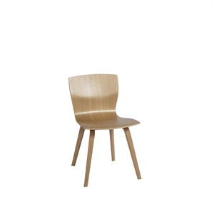 Silla de Comedor Magnus Olesen Butterfly de Madera Chapada en Roble Lacada