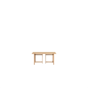 Mesa de Comedor Rectangular MOEBE 160x90 Color Melocotón Apagado