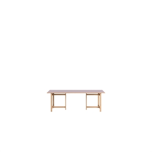 Mesa de Comedor Rectangular MOEBE 220x90 Lila Suave