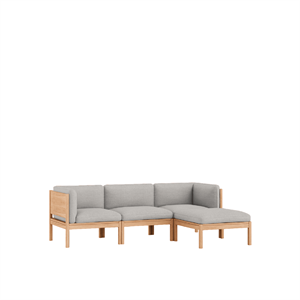 Sofá Modular De 3 Plazas Con Laterales Y Chaise Longue MOEBE Autum 101