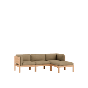 Sofá Modular De 3 Plazas Con Laterales Y Chaise Longue MOEBE Autum 221