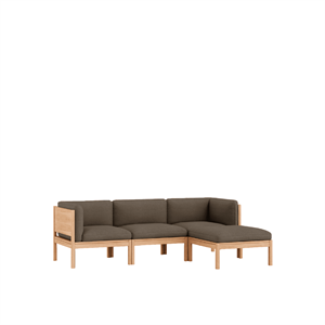 Sofá Modular De 3 Plazas Con Laterales Y Chaise Longue MOEBE Autum 361