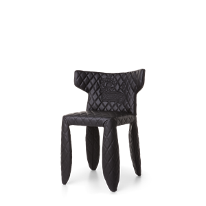 Silla de Comedor Moooi Monster Original Negro con Reposabrazos y Bordado