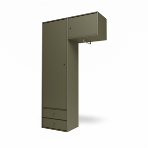 Armario Montana Selection Attire II con Barra para Colgar 139-Orégano