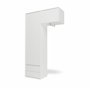 Armario Montana Selection Attire II con barra para colgar 01-Blanco