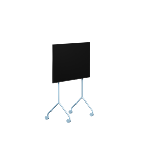 Pedestal Moon Light Soporte TV Azul Empolvado