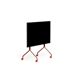 Pedestal Moon Rollin' Soporte TV Rojo Ardiente