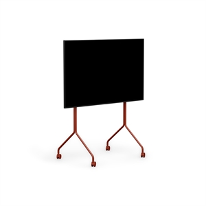 Pedestal Moon Rollin' Tall Soporte TV Rojo Ardiente
