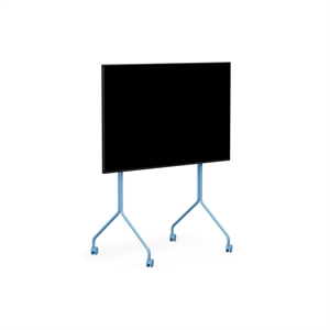 Pedestal Moon Rollin' Tall Soporte TV Azul Empolvado