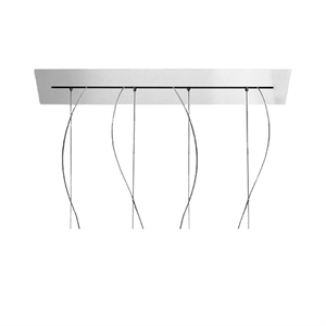 Foscarini Rosetón Lineal Múltiple 90 cm Blanco