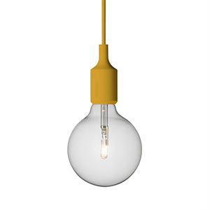Muuto Lámpara Colgante Rosca E27 Amarillo Mostaza