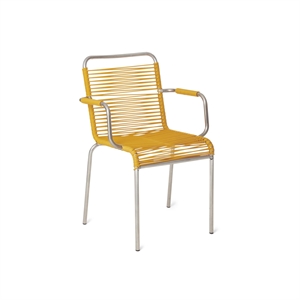 Silla de Comedor Fiam Mya Spaghetti con Reposabrazos Amarillo