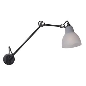 Lampe Gras N122 Aplique de Baño Negro/Policarbonato – Lámpara de Pared
