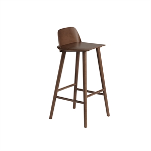 Taburete de Bar Muuto Nerd Marrón Oscuro Alt. 75