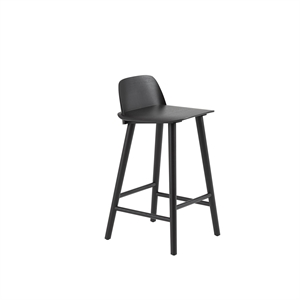 Taburete de Bar Muuto Nerd Negro . 65