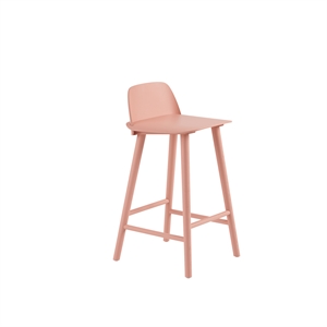 Taburete de Bar Muuto Nerd Bronceado Rosa Alt. 65