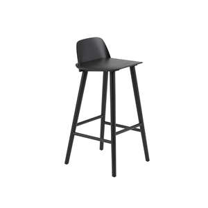 Taburete de Bar Muuto Nerd Negro . 75