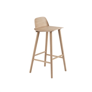 Taburete de Bar Muuto Nerd Roble Alt. 75