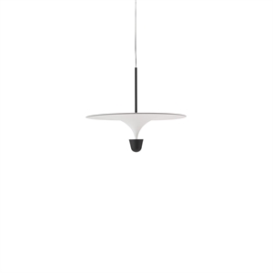 Lámpara colgante Chanterelle New Works Ø60 Negro/ Blanco