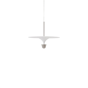 Lámpara Colgante Chanterelle New Works Ø60 Aluminio/ Blanco
