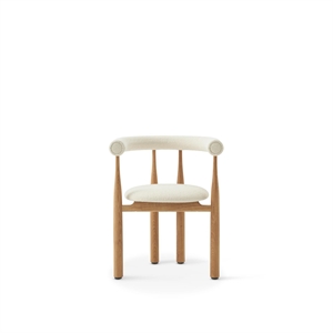 Silla de comedor Bukowski de New Works , roble/Barnum Lana
