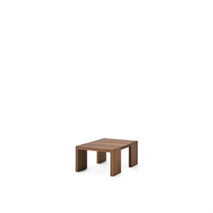 Mesa auxiliar Tenon Pequeño de roble ahumado de New Works