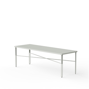 Mesa de centro NINE Inline 120x40 Gris Claro