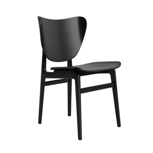 Silla de Comedor NORR11 Elephant Tapizada en Roble Natural/camel 21004