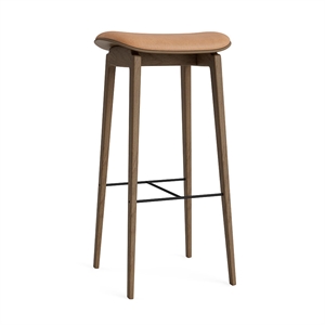 NORR11 NY11 Taburete de Bar Al. 75 cm Roble Ahumado claro/Camel 21004