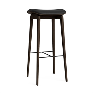 NORR11 NY11 Taburete de Bar Al. 75 cm Roble Ahumado oscuro/Negro 41599