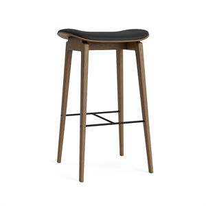 NORR11 NY11 Taburete de Bar H65 cm Roble Ahumado claro/Negro 41599