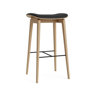 NORR11 NY11 Taburete de Bar H65 cm Roble/Negro 41599