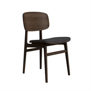 NORR11 NY11 Silla de Comedor Roble Ahumado oscuro/Antracita 21003