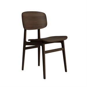 NORR11 Silla de Comedor NY11 Roble Ahumado Oscuro