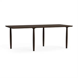 NORR11 Mesa de Comedor Oku L200 cm Roble Ahumado Oscuro