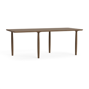 NORR11 Mesa de Comedor Oku L200 cm Roble Ahumado Claro