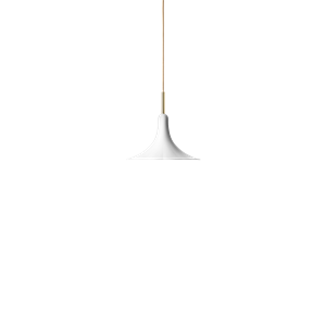 Nuura Petalii 1 Lámpara Colgante Pequeño Blanco/ Latón Pulido