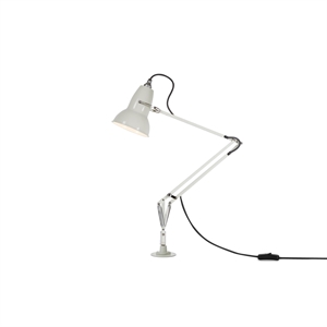 Lámpara de Mesa Anglepoise Original 1227 Con Inserto Blanco Lino