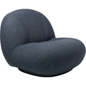 GUBI Pacha Sillón Arpa 102 Gris Plata/Negro