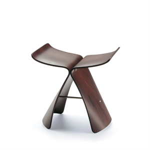 Taburete Vitra Butterfly Palisandro