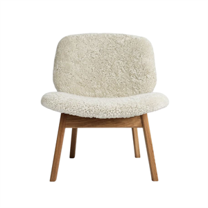 Sillón Pandora Colección Ro Tapizado Roble Aceitado/Piel de Oveja Moonlight
