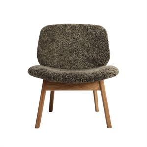 Sillón Pandora Colección Ro Tapizado Roble Aceitado/Piel de Oveja Sahara