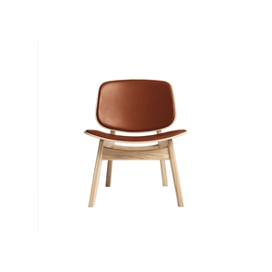 Sillón Pandora Colección Ro Tapizado en Piel de Roble/calvados Tratada con Jabón