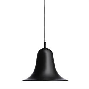 Verner Panton Pantop Lámpara Colgante Negro Mate Ø23 cm