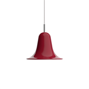 Lámpara colgante Verner Panton Pantop Ø23 rojo cereza