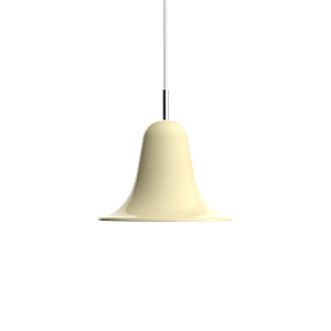 Lámpara colgante Verner Panton Pantop Ø23 Blanco Crema