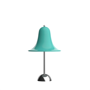 Lámpara portátil Verner Panton Pantop, color verde azulado